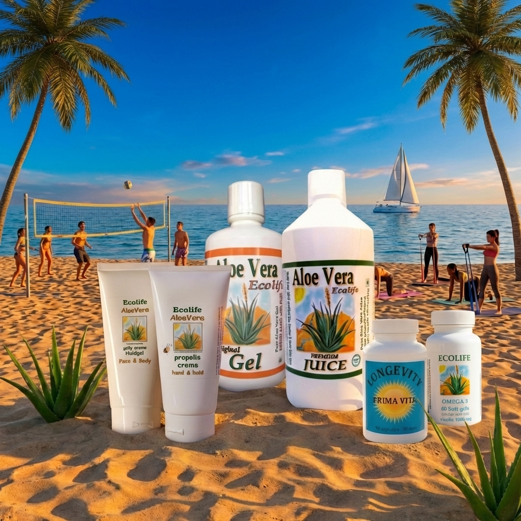 ecolife aloe vera - bio juice - gelly creme - propolis - Prima Vita